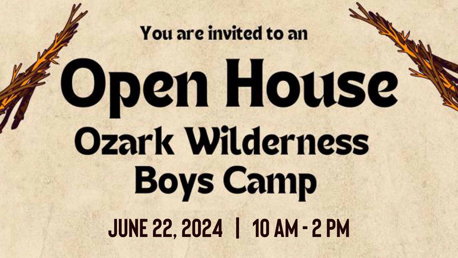 Ozark Wilderness Boys Camp | Open House